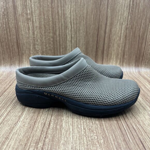 Merrell MOC Women's Primo Breeze II Taupe Slide On Shoes Size 7 Clogs - Picture 1 of 8